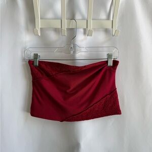 Edikted Lace Pathwork Tube Top